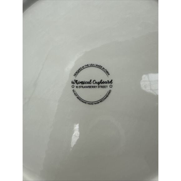 10 Strawberry Street Whimsical Cupboard Chick Party Serving Bowl - Picture 6 of 7